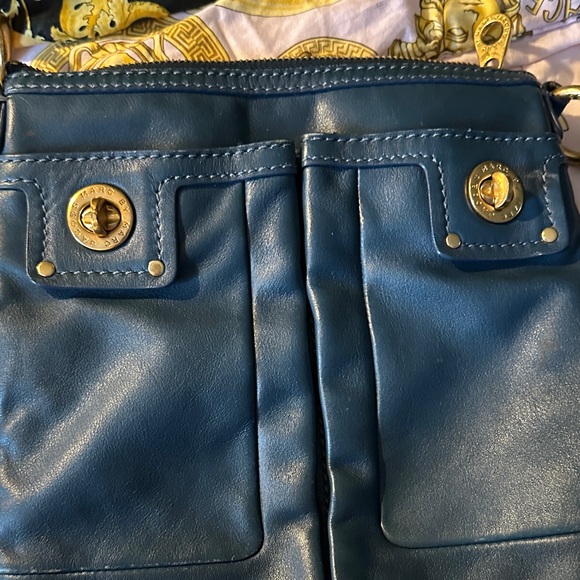Marc Jacob’s  Blue Leather Crossbody Bag - Picture 8 of 9